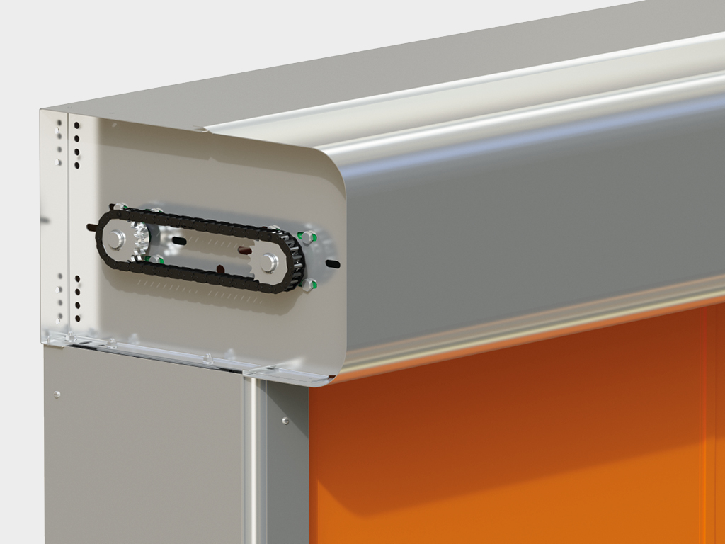 Tracks and track covers made of zinc-caoated steel